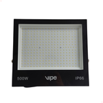 Refletor Led 500w Bivolt Quadrado Luz Branco Frio 6500k