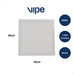 Painel Led Embutir Quadrado 24w Bivolt 6000k Branco Frio
