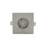 Spot Led Embutir Quadrado 5w Bivolt 6000k Branco Frio
