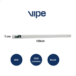 Luminária Led Slim Bivolt 36w 6500k 120cm Branco Frio 