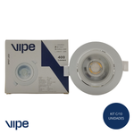 Spot Led Embutir Redondo 5w Bivolt 3000k Branco Quente