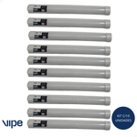 Kit C/10 Luminária Led Slim Bivolt 18W 6500K 60CM Branco Frio