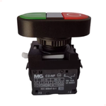 Botão Pulsador Faceado Duplo S/ Visor Liga/desl 1na+1nf 0 I