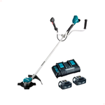Aparador De Grama Roçadeira A Bateria 18v Makita Dur368azc Cor Azul-turquesa