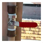 Registro Esfera Alavanca De Metal 1/2'' Banheiro Lavanderia