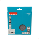 Disco De Lixa Telada 125mm A180 Makita D-78673- 10 Unid