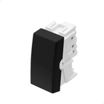 Módulo Interruptor Simples Fame Habitat Black 10a Preto