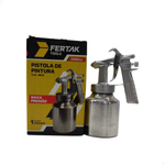 Pistola De Alumínio Para Pintura 1000ml Fertak 6612