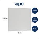 KIT C/2 Painel Led Sobrepor Quadrado 48w Bivolt 6000k Branco Frio