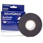 Fita Autofusão 19mm x 5m Margirius PA022409 Borracha EPR Alta Isolação Elétrica e Vedação