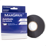 Fita Autofusão 19mm x 5m Margirius PA022409 Borracha EPR Alta Isolação Elétrica e Vedação