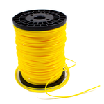 Fio de Nylon p/Roçadeiras Duraline HD 3,0mm Quadrado Bobina 2,268 kg (Aprox. 255) - Amarelo