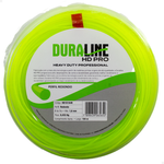 Fio de Nylon para Roçadeiras HD 1,6mm Duraline HD16184R Verde Fluor