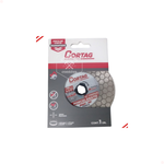 Disco Diamantado P/ Chanfro 45° Premium 110mm (62794) Cortag Cor Prateado
