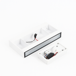 Luminária Arandela Gaya Cube Slim 8W 3000K 300 Lúmens Ip65 Bivolt Branca