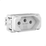 Módulo Tomada 2P+T 20A 250V~ Branco WEG Compose 13203148 – Padrão Brasileiro