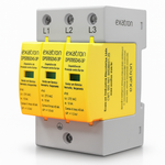 Dispositivo Protetor de Surto Slim 45kA 3 Polos Bivolt Exatron DPSI0SD45-3P – DPS Interno