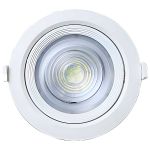 Spot LED de Embutir Redondo PAR30 10W Bivolt 6500K Taschibra 15090206 – Luz Branca Fria para Teto