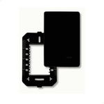 Kit 4 Placas Espelho Cega Preto Fosco 4x2 Fame Black 4068
