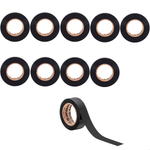 KIT C/10 Fita Isolante 3M Imperial 18mm x 10m Preta – Alta Aderência e Resistência Elétrica 400434