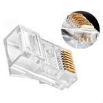 Conector RJ45 FC Fontes – Rede CAT5E e CAT6, Padrão TIA/EIA 568A e 568B