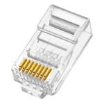 Conector RJ45 FC Fontes – Rede CAT5E e CAT6, Padrão TIA/EIA 568A e 568B
