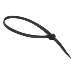 Abraçadeira de Nylon Preta 2,5 × 200 mm com 100 Unidades Fertak – 1323