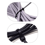 Abraçadeira de Nylon Preta 2,5 × 200 mm com 100 Unidades Fertak – 1323