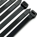Abraçadeira de Nylon Preta 3,6 × 200 mm com 100 Unidades Fertak – 1324