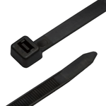 Abraçadeira de Nylon Preta 3,6 × 200 mm com 100 Unidades Fertak – 1324