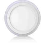 Painel LED Sobrepor Redondo 3 Estágios 12W+6W Elgin – Luz Ajustável Bivolt