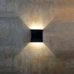 Arandela LED 4W 3000K 240 lm Preta Gaya 9681 – Iluminação Decorativa Interna