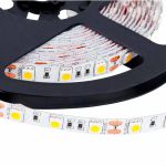 Fita LED 5050 14,4W 3000K 12V 5m IP20 Gaya 9406 – Luz Branco Quente