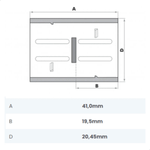 Luva de Pressão para Eletroduto de 20 mm em PVC Rígido Fortlev 13530207