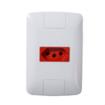 Conjunto Tomada 2P+T 20A 250V Aria Vermelha Tramontina – 57241015