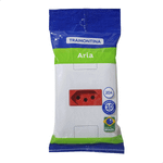 Conjunto Tomada 2P+T 20A 250V Aria Vermelha Tramontina – 57241015