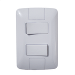 Conjunto com 2 Interruptores Simples 6A 250V Aria Tramontina – 57241040