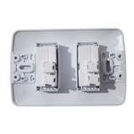 Conjunto com 2 Interruptores Simples 6A 250V Aria Tramontina – 57241040