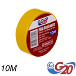  Fita Isolante PVC Antichama 19 mm x 10 m Amarela G20 FIS13101