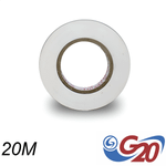 Fita Isolante PVC Antichama 19 mm x 20 m Branca G20 FIS13203