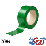 Fita Isolante PVC Antichama 19 mm x 20 m Verde G20 FIS13207