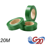 Fita Isolante PVC Antichama 19 mm x 20 m Verde G20 FIS13207