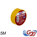Fita Isolante PVC Antichama 19 mm x 5 m Amarela G20 FIS13051