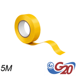 Fita Isolante PVC Antichama 19 mm x 5 m Amarela G20 FIS13051