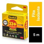 Fita Isolante Scotch 33+ 19 mm × 5 m 3M – HB004162127