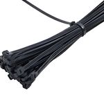 Abraçadeira de Nylon 2,5 mm x 150 mm Preta G20 ABN25156 - Pacote com 100 Unidades