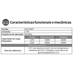 Sensor de Presença Frontal 110° Exatron Microcontrolado Inrush - LESFZDDP