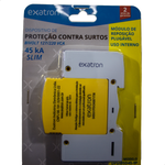 Dispositivo Protetor de Surto Slim 275V Bivolt 45kA Exatron – DPSI0SD45-1P