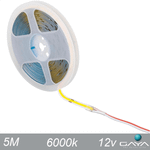Fita LED COB Gaya 9W/m 12V 6000K Branco Frio 900 lm/m - Gaya 1135 (Rolo 5m)