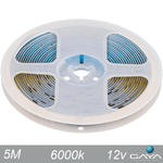 Fita LED COB Gaya 9W/m 12V 6000K Branco Frio 900 lm/m - Gaya 1135 (Rolo 5m)